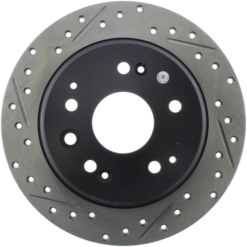 StopTech 99-03 Acura TL Slotted & Drilled Right Rear Rotor