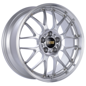 BBS RS-GT 18x8 5x130 ET50 CB71.6 Diamond Silver Center Diamond Cut Lip Wheel