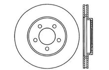 Load image into Gallery viewer, StopTech SportStop 04-08 Chrysler Pacifica Front Left Drilled &amp; Slotted Rotor