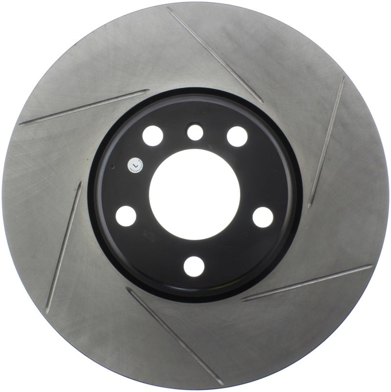 StopTech 10-17 BMW 535i Slotted Sport Brake Rotor - Front Left