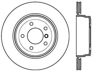 StopTech 06-08 BMW 750i/750Li / 03/05-08 760i/760Li Slotted & Drilled Left Rear Rotor