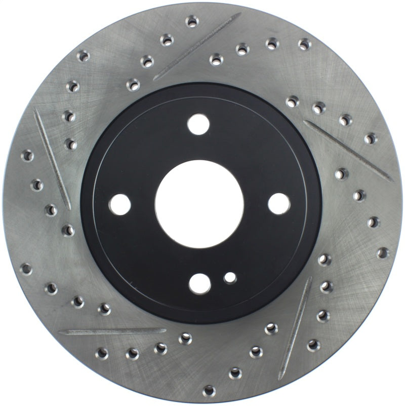 StopTech 01-05 Miata MX-5 Hard Suspension / 04-05 MX-5 MazdaSpeed SportStop Slotted & Drilled Right