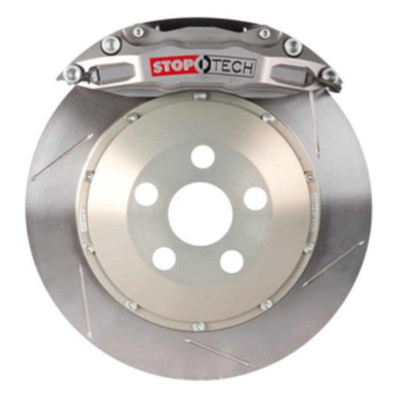 StopTech Porsche 911 02-05 Carrera BBK Rear 4-Piston 355x32mm Silver Slotted 2 Pc. Rotors