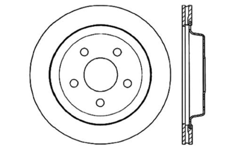 StopTech Slotted & Drilled Sport Brake Rotor