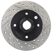 Load image into Gallery viewer, StopTech 99-02 VW Cabrio/Cabriolet / 89-81 Corrado / 93-98 Golf GL Slotted &amp; Drilled Left Rear Roto