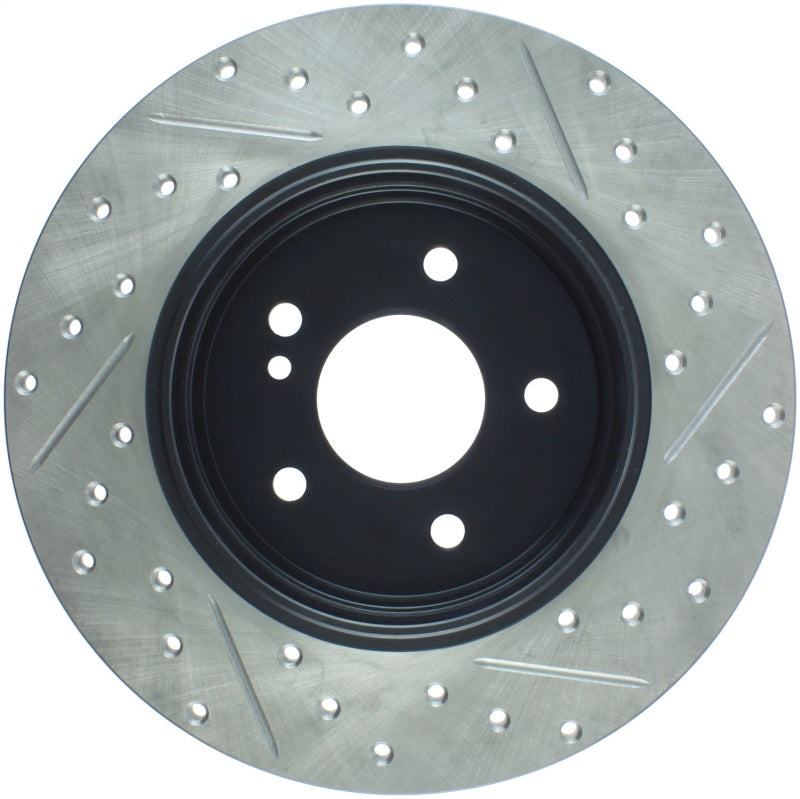 StopTech Mercedes Benz C Series/E Series/SLK Series Rear Right Slotted & Drilled Rotor