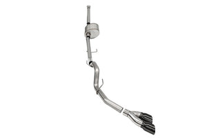 Corsa 2021-2025 Ford F-150 SuperCrew/6.5in Bed 5.0L V8 Xtreme Cat-Back Dual Side Exit-BlackPVD