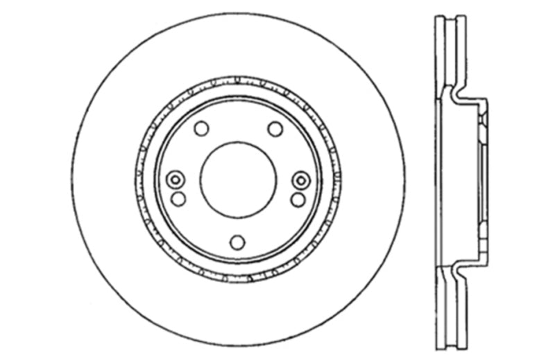 StopTech Drilled Sport Brake Rotor