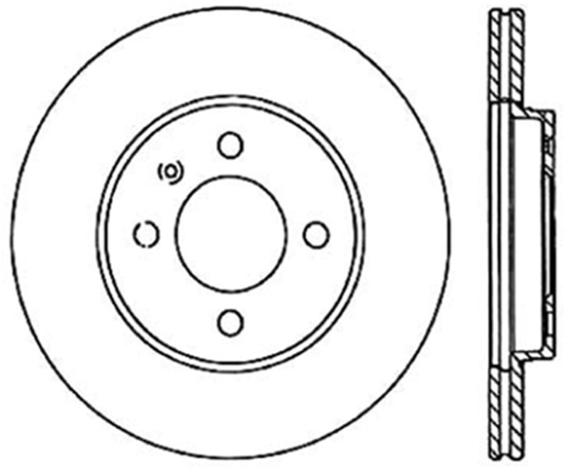 StopTech Slotted & Drilled Sport Brake Rotor