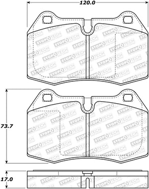 StopTech Street Brake Pads