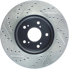 Load image into Gallery viewer, StopTech 09-10 Acura TSX/ 08-10 Honda Accord Coupe Left Front Slotted &amp; Drilled Rotor