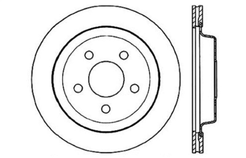 StopTech Slotted & Drilled Sport Brake Rotor