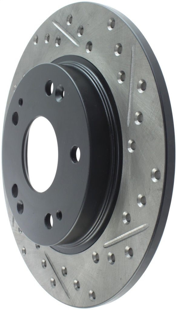 StopTech Honda CR-Z Left Rear Slotted & Drilled Rotor