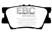 Load image into Gallery viewer, EBC 13+ Lexus ES300h 2.5 Hybrid Greenstuff Rear Brake Pads