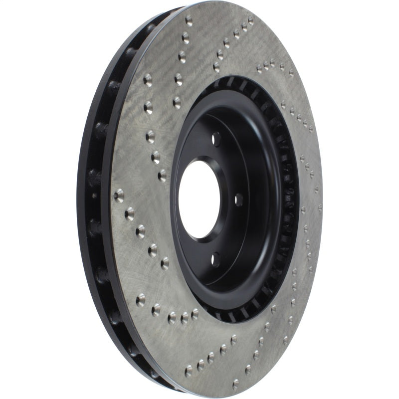 StopTech 03-08 Nissan 350Z Sportstop Cryo Drilled Left Front Rotor