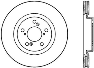 StopTech 09-14 Acura TL Sport Cryo Slotted Front Right Rotor