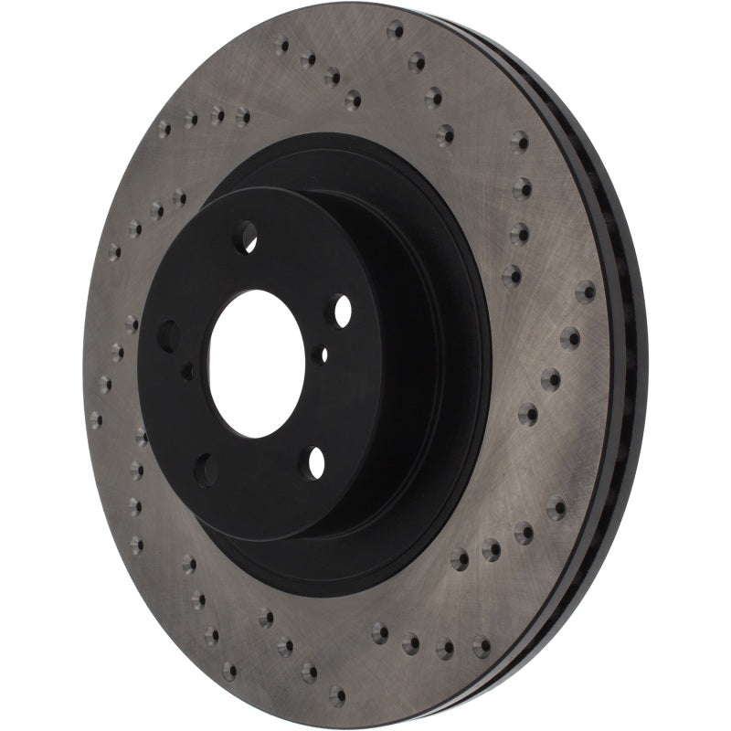 StopTech 12-14 Subaru WRX Drilled Sport Brake Cryo Rotor