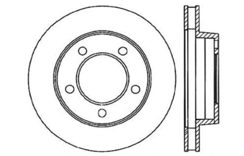 StopTech Drilled Sport Brake Rotor