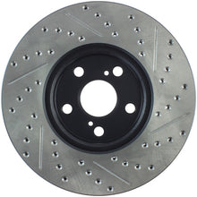 Load image into Gallery viewer, StopTech SportStop 09-10 Pontiac Vibe / 08-11 Scion xD Slotted &amp; Drilled Right Front Rotors