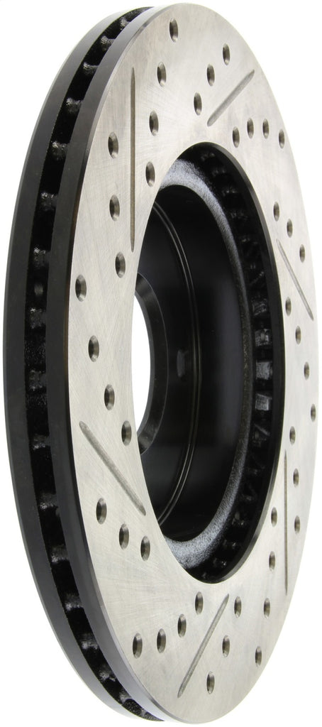 StopTech 10 Nissan Cube / 07-09 Sentra / 07-09 Versa Slotted & Drilled Front Left Rotor