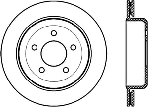 StopTech 03-11 Ford Crown Victoria Cryo Slotted Rear Right Sport Brake Rotor
