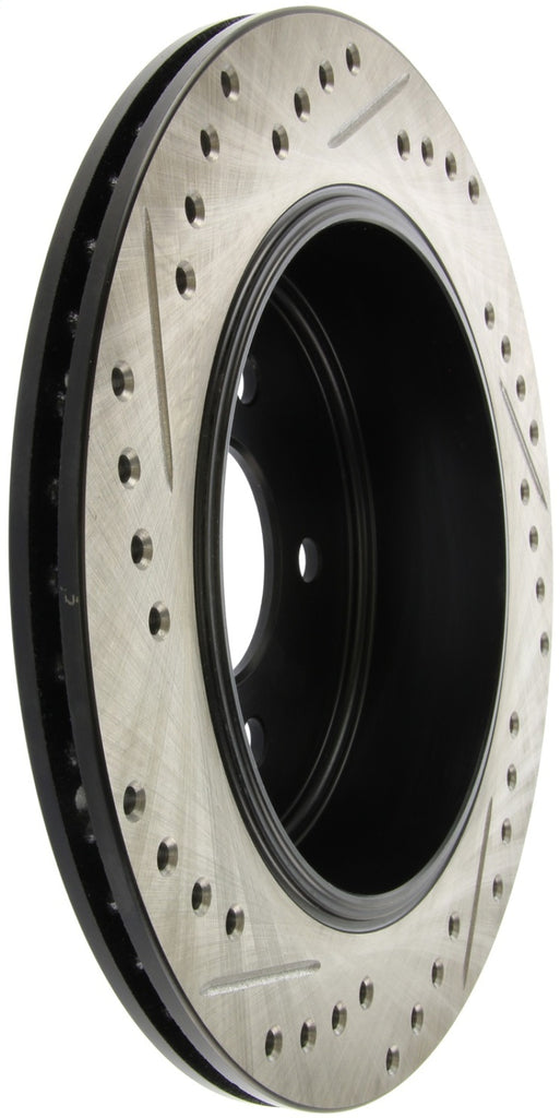 StopTech 03-09 Ford Crown Vic / 03-09 Mercury Grand Marquis Rear Left Slotted & Drilled Rotor