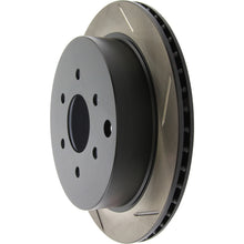 Load image into Gallery viewer, StopTech Power Slot 05-09 Nissan Frontier/ Xterra Slotted Left Rear Rotor