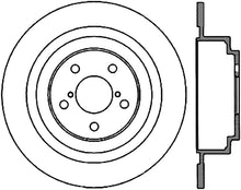 Load image into Gallery viewer, StopTech 00-04 Subaru Outback / Legacy SportStop Cryo Slotted &amp; Drilled Rear Right Rotor