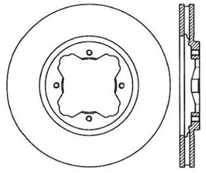 StopTech 1997 Acura CL / 91-97 Honda Accord Slotted & Drilled Right Front Cryo Brake Rotor