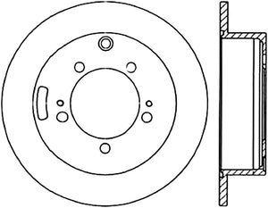 StopTech Power Slot 04-05 Lancer / 95-05 Sebring CRYO Slotted Right Rear Rotor