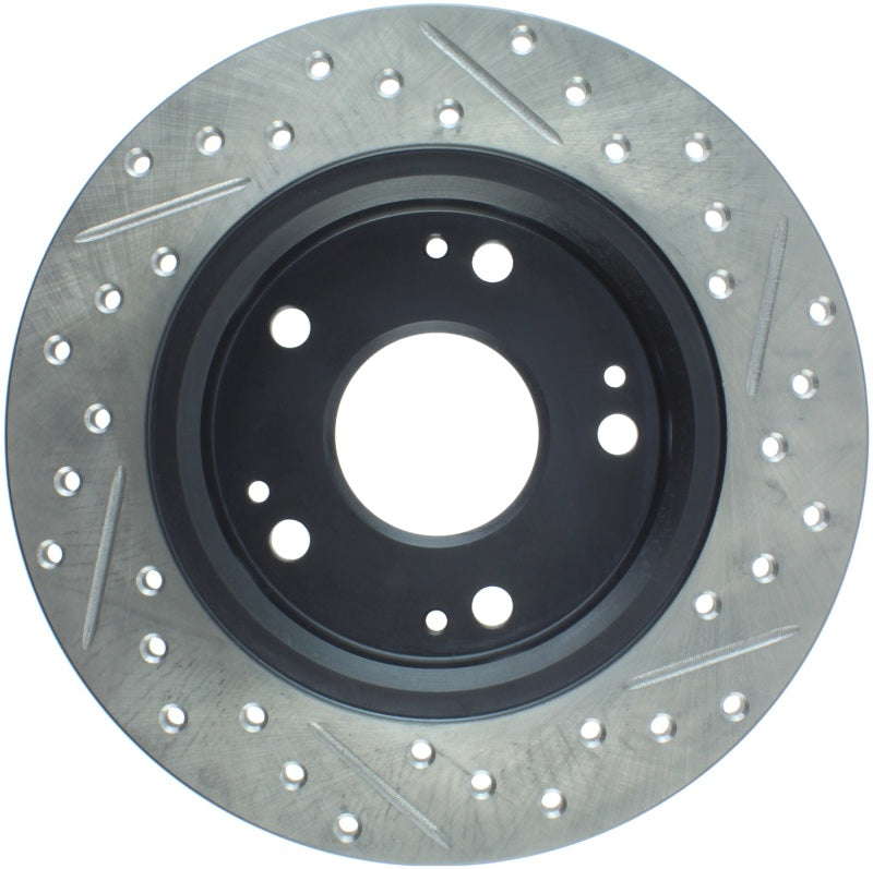 StopTech Honda CR-Z Right Rear Slotted & Drilled Rotor