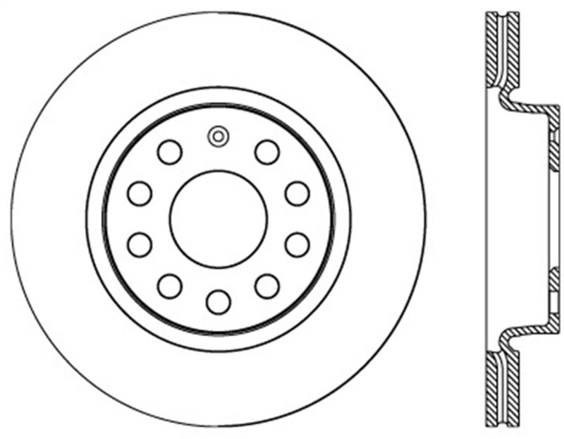StopTech Drilled Sport Brake Rotor