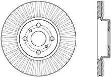 Load image into Gallery viewer, StopTech 13-15 Toyota Yaris Drilled and Slotted Sport Right Front Rotor