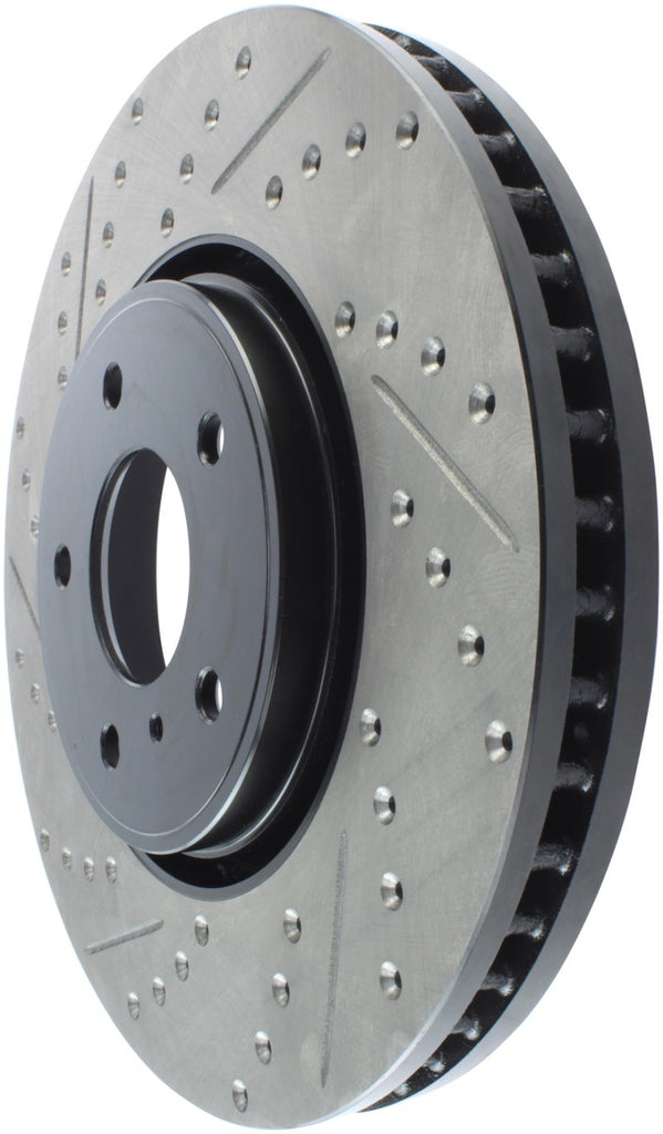 StopTech 11/05 Infiniti FX35/45 SportStop Slotted & Drilled Front Right Rotor