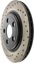 Load image into Gallery viewer, StopTech 02-05 Ford Thunderbird / 00-05 Jaguar S Type / 00-06 Lincoln LS Drilled Right Rear Rotor