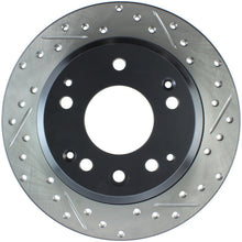 Load image into Gallery viewer, StopTech Power Slot 91-95 Acura Legend / 95-98 Honda Odyssey Left Rear Drilled &amp; Slotted Rotor