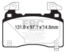Load image into Gallery viewer, EBC 14+ Chevrolet Corvette Stingray (C7) 6.2 (Z51 Performance Package) Orangestuff Front Brake Pads