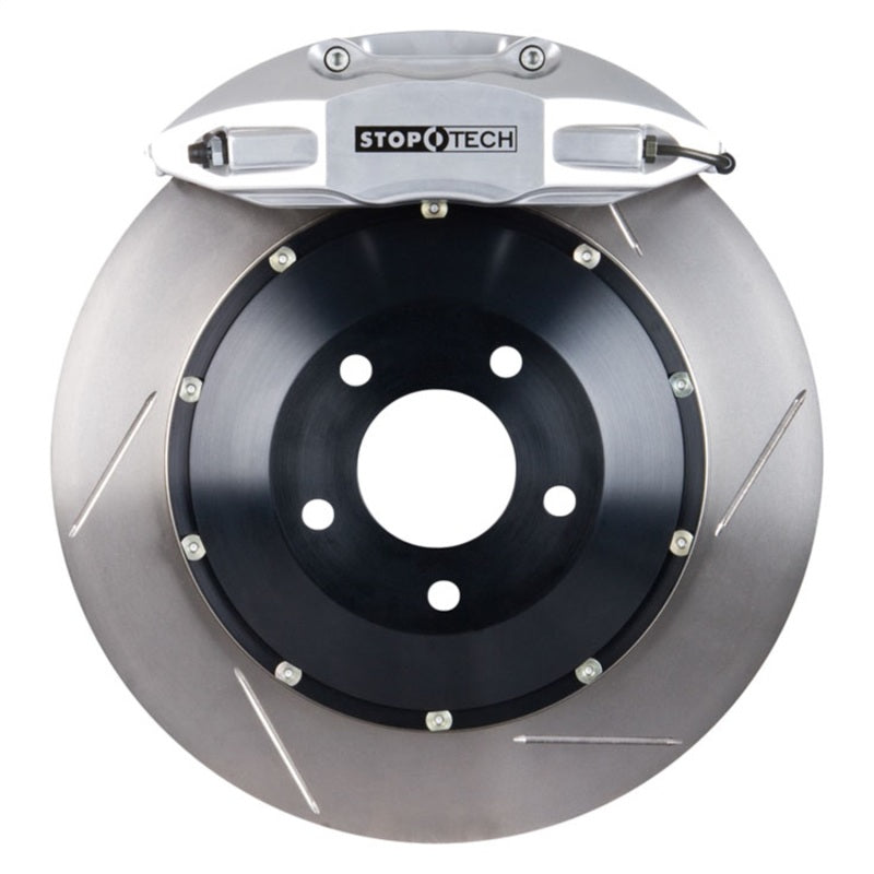 StopTech 06-09 BMW M5/M6 Rear Big Brake Kit w/ Silver ST-41 Calipers Slotted 380x32mm Rotors