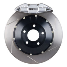 Load image into Gallery viewer, StopTech 02-05 WRX / 02-09 Impreza 2.5RS/2.5i Rear 2 Piston 328x28 Silver Slotted Rotors