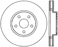 Load image into Gallery viewer, StopTech 92-95 Toyota MR2 SportStop Slotted &amp; Drilled Front Right Cryo Rotor