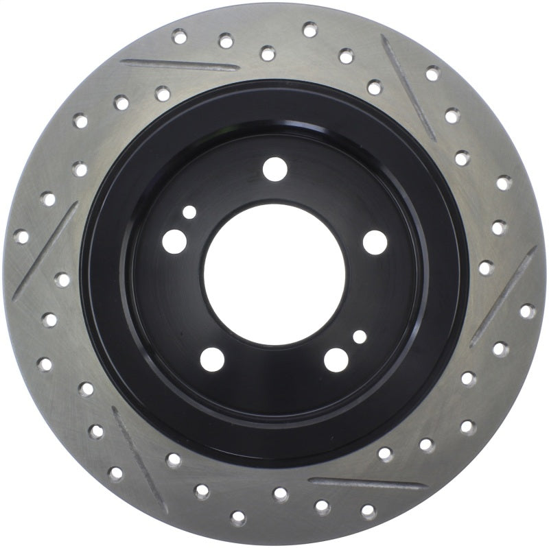 StopTech 13-18 Kia Optima SportStop Slotted & Drilled Rear Right Rotor