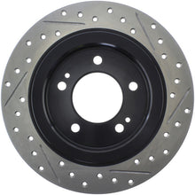 Load image into Gallery viewer, StopTech 13-18 Kia Optima SportStop Slotted &amp; Drilled Rear Right Rotor