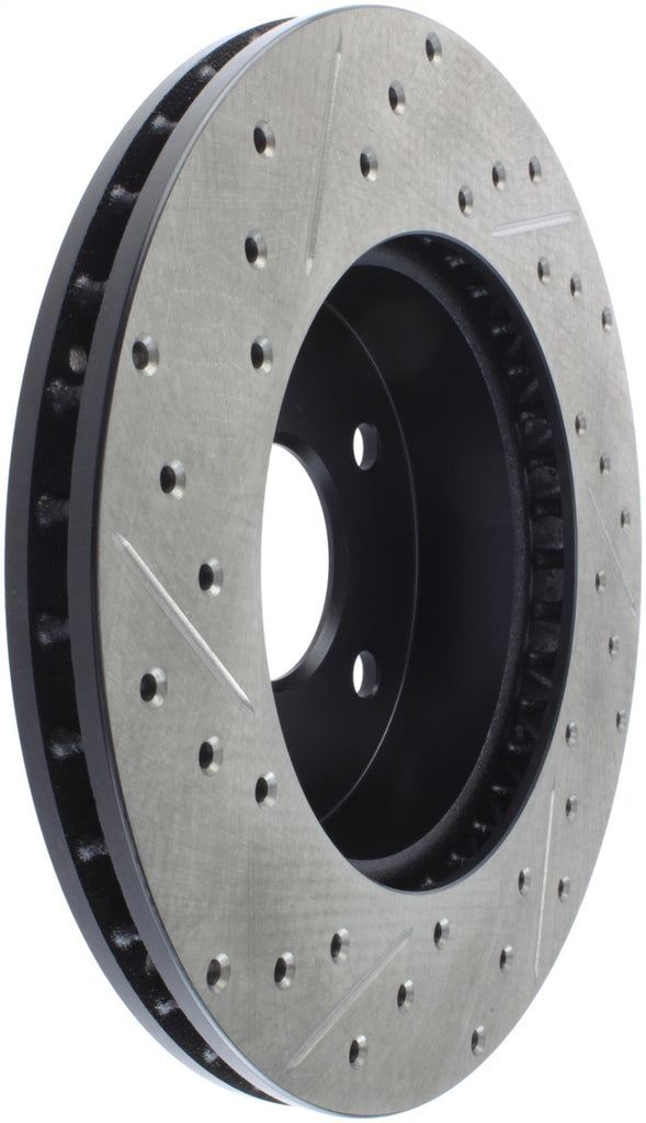 StopTech 99-04 Jeep Grand Cherokee Front Left Slotted & Drilled Rotor