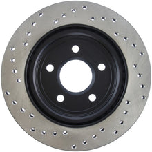 Load image into Gallery viewer, StopTech 02-05 Ford Thunderbird / 00-05 Jaguar S Type / 00-06 Lincoln LS Drilled Left Rear Rotor
