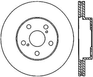 StopTech 05-15 Toyota Tacoma Front Left Cryo Slotted & Drilled Sport Brake Rotor