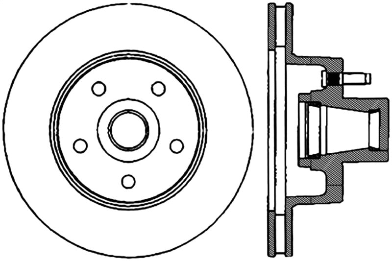 StopTech Slotted & Drilled Sport Brake Rotor