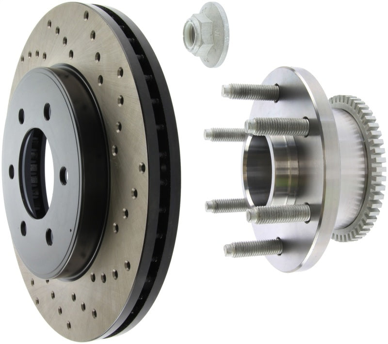 StopTech 04-08 Ford F150 2WD Drilled Left Front Rotor