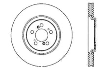 Load image into Gallery viewer, StopTech 97-05 Acura NSX Drilled Sport Left Front Rotor