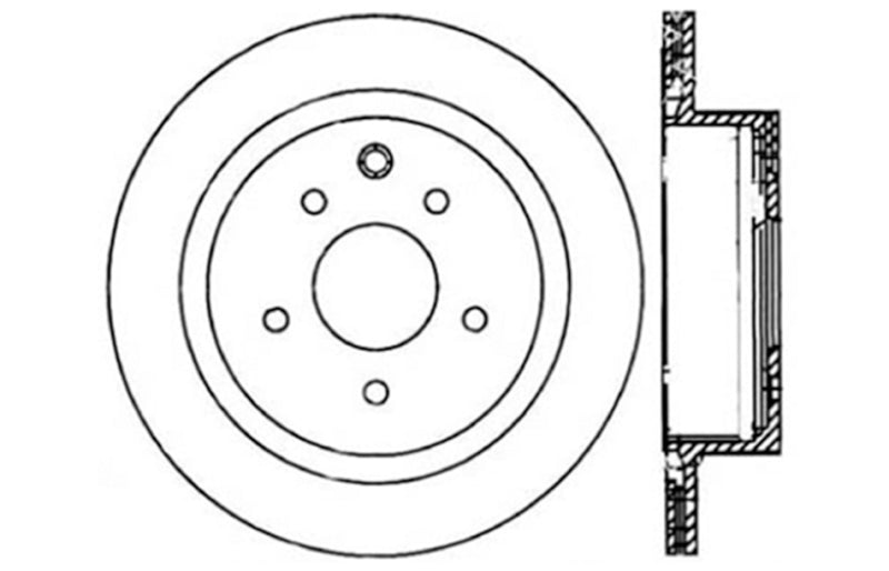 StopTech Drilled Sport Brake Rotor