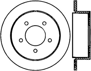 StopTech 05-10 Jeep Grand Cherokee Cryo Slotted Rear Left Sport Brake Rotor